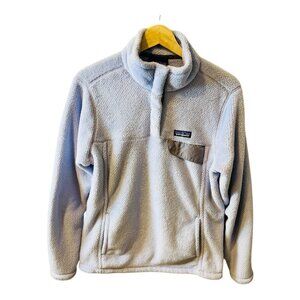 Patagonia Women’s Retool Snap-T Pullover Fleece Size Large Purple Polartec